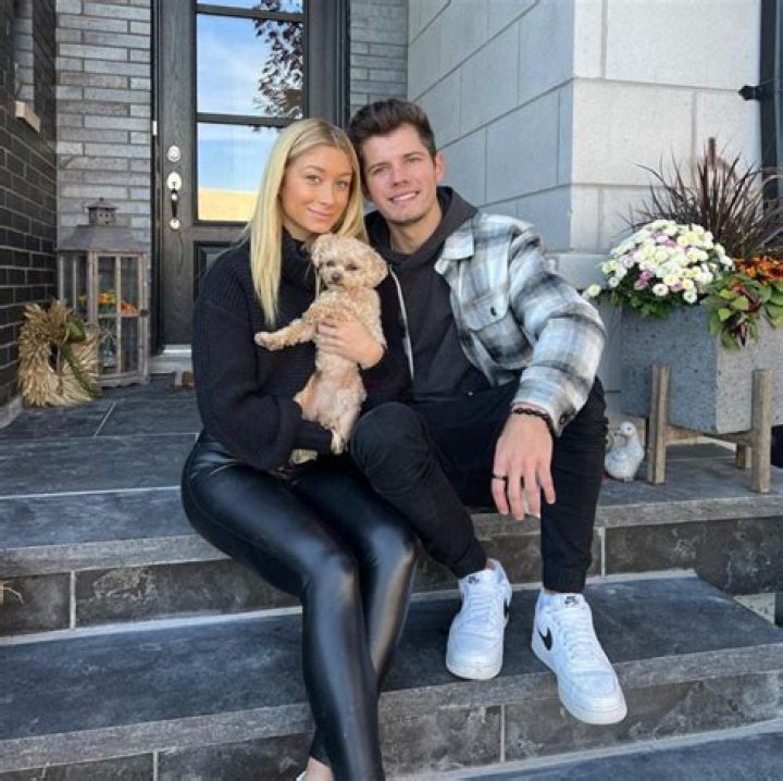 Briar Nolet with her ex-boyfriend, Myles Erlick.