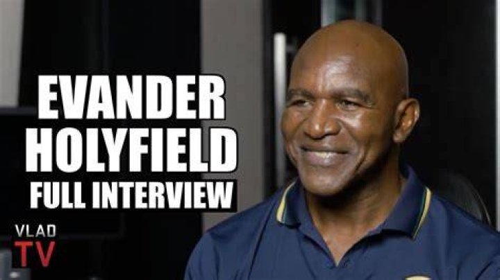 Evander Holyfield in an interview at Fox 5