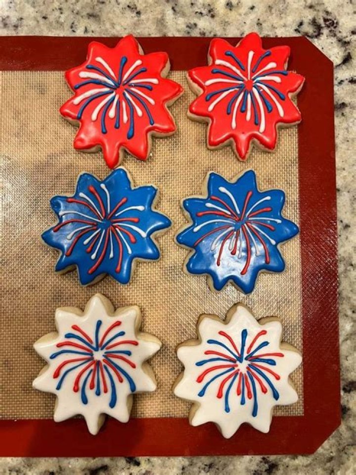 July 4th Sugar Cookies