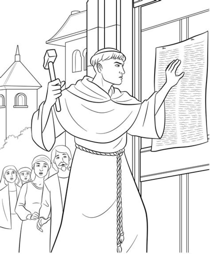 Reformation Day Coloring Pages Reformation Day Coloring Pages