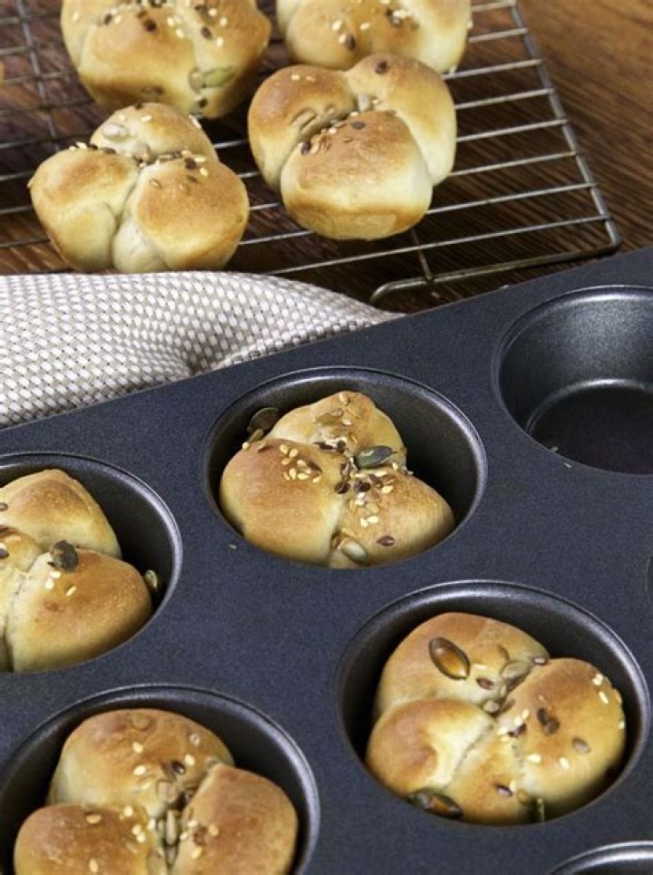 Shamrock Roll in Muffin Tin