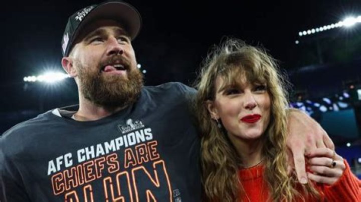 Travis Kelce and Taylor Swift are seen leaving the SNL after party on October 15, 2023 in New York, New York.